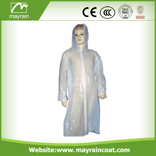 Emergency Adult PE Raincoat