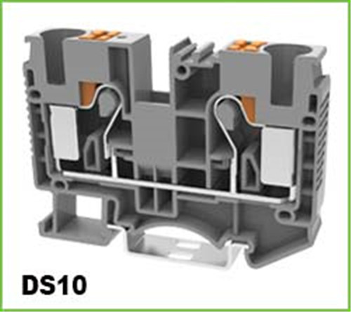 Spring-Cage Push-in Electric Dinrail Terminal Blocks 2.5mm2