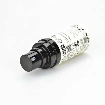 50ml 75ml 100ml empty pp airless pump recyclable plastic cleanser bottle skincare