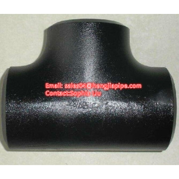 Carbon steel pipe tee SCH40 butt weld fittings