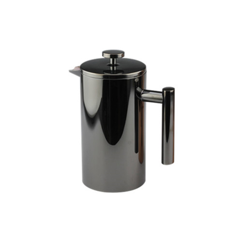 Black Mirror Polishing French Press Pot