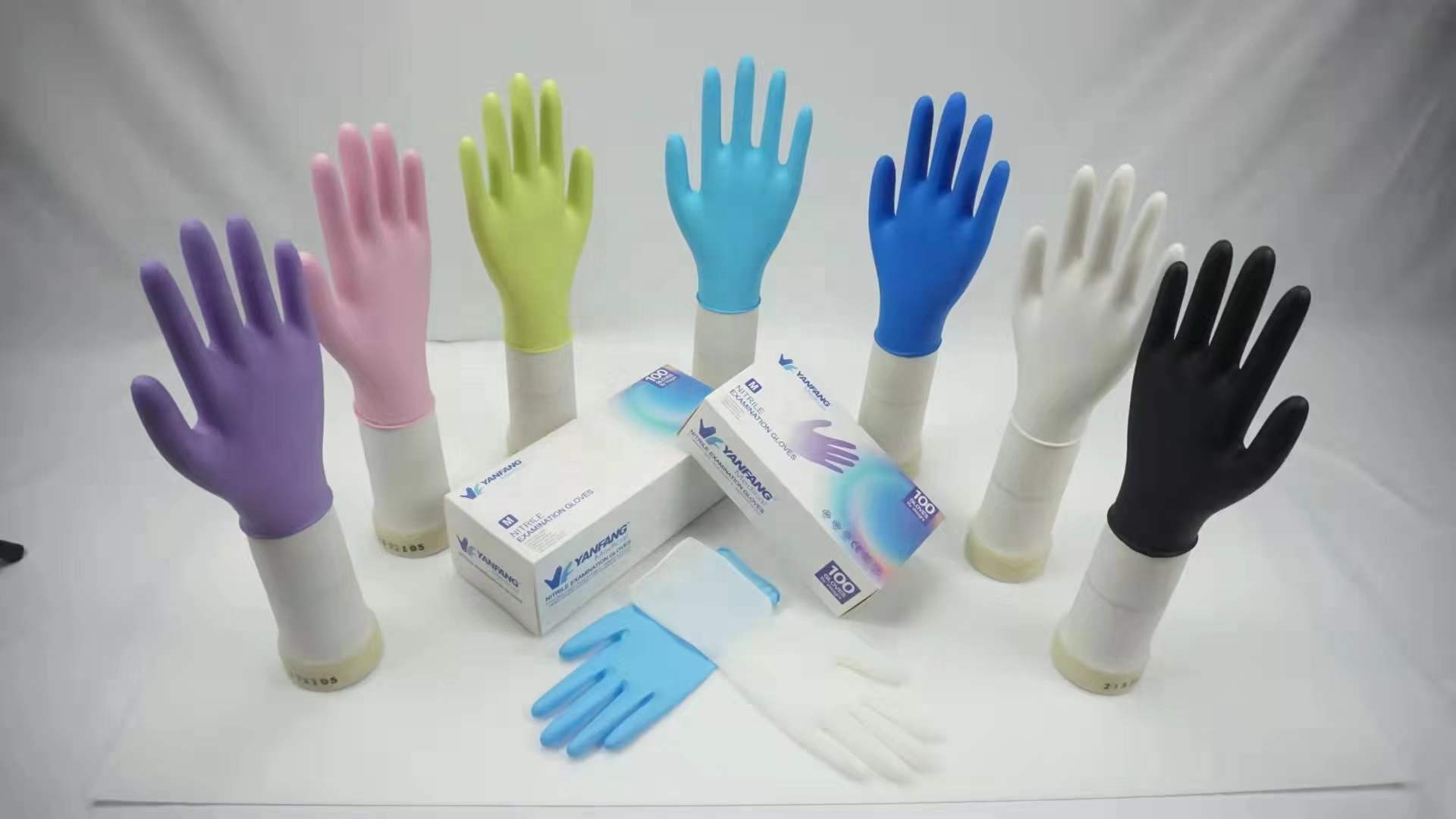 Powder Free Medium Medical Use Nitrile Patient Examination Gloves3