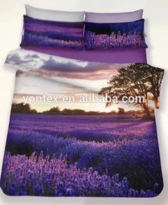 3D home printed bedding set