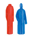 Veste de pluie en PVC / polyester avec bouton à glissière