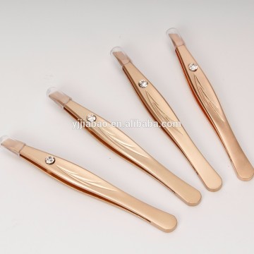 mini gold tweezers set
