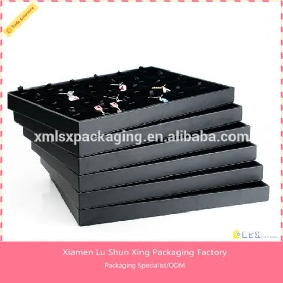 Custom handmade square shape velvet jewelry gift box, exquisite paper jewellery box ,luxury jewellery box