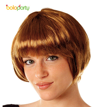 Colorful Nature Cheap Old Fashion Lady Wig for Daily Use