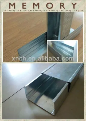 Gypsum Board Wall Partition Aluminum Channel CW&UW