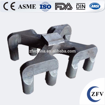 Factory Price OEM cast steel anode yoke/sow mold/dross pan made in alibaba china foundry for aluminum recycling
