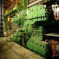 Large integrated steel enterprise converter tilting device