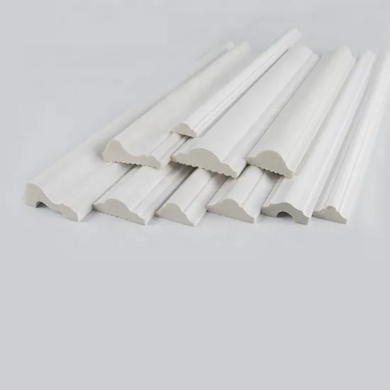 White Polystyrene PVC Ceiling and Wall Mouldings - Waterproof Chair Rail Profiles