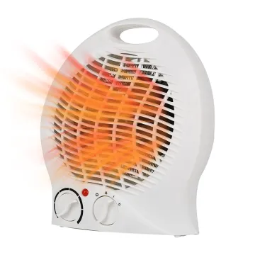 Compact 2-in-1 Electric Fan Heater and Air Purifier for Office and Home Use