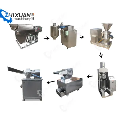 Cheap Price Cacao Bean Grinder and Cocoa Butter Machine for Cacao Processing Line