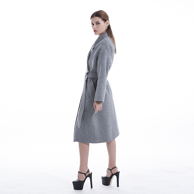 Side of cashmere coat