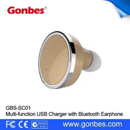 Dual usb ports qucik charge bluetooth handsfree car kit bluetooth 4.0