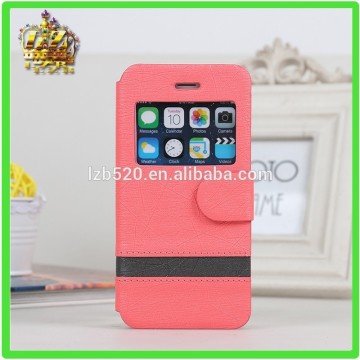 2014 LZB Wholesale flip cover cell phone leather case for iphone 5