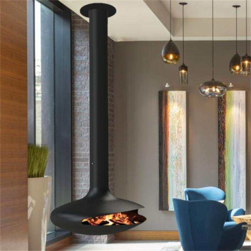 Suspended Hanging Steel Fireplace Stove