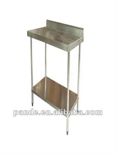 Heavy-duty/Stainless steel/Restaurant kitchen work bench/overshelf bench /sink work bench with splashback