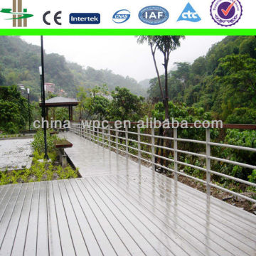 Recycled HDPE plastic decking