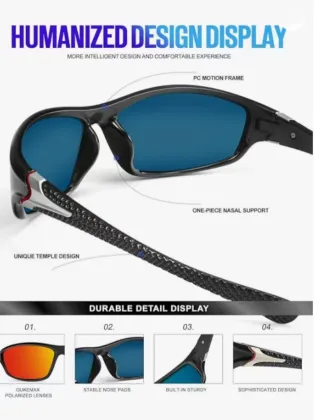 Men Polarized Sunglasses with UV Protection Driving Glasses