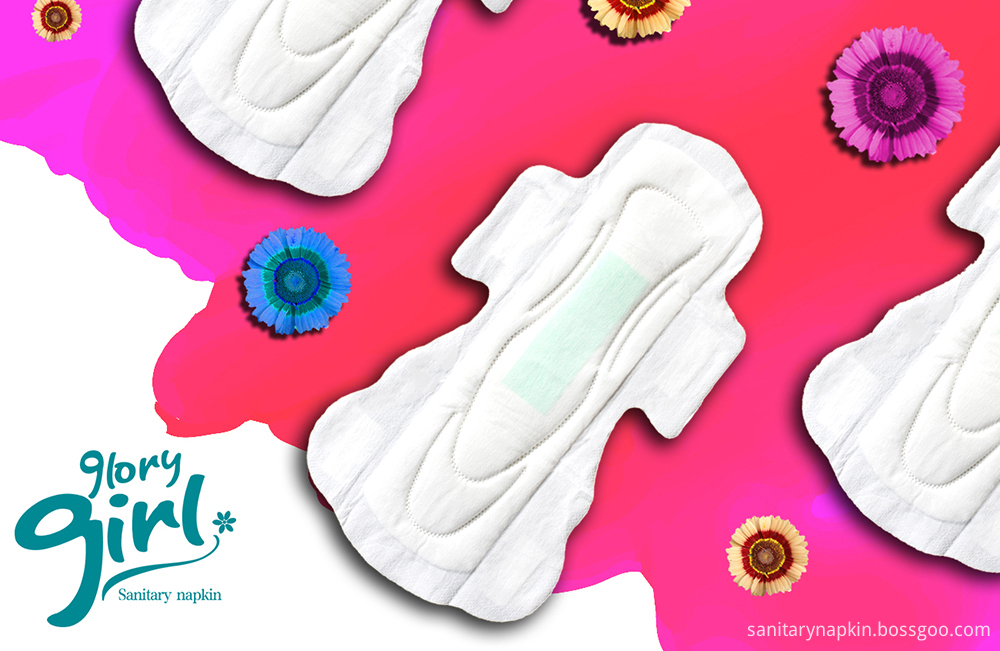 OEM 100% cotton sanitary pads