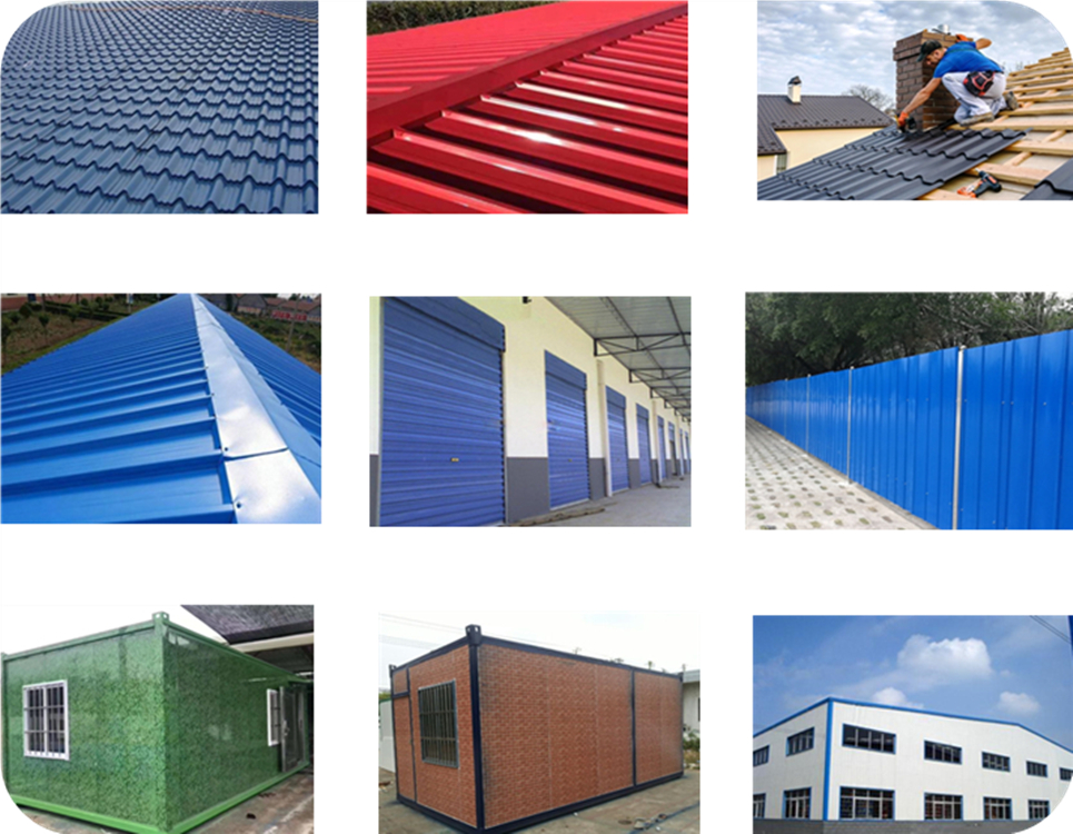 Fournisseurs et fabricants de tôles de toit enduites de couleur ondulée  personnalisées en Chine - Prix direct usine - JINGTAI