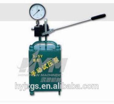 pressure testing pump/Simplex manual hydraulic test pump 25MPa