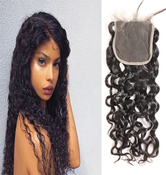 Cheap HD Swiss Lace Closure Human Hair 4x4  HD Brazilian Hair Closure  With Hd Swiss Lace Closure
