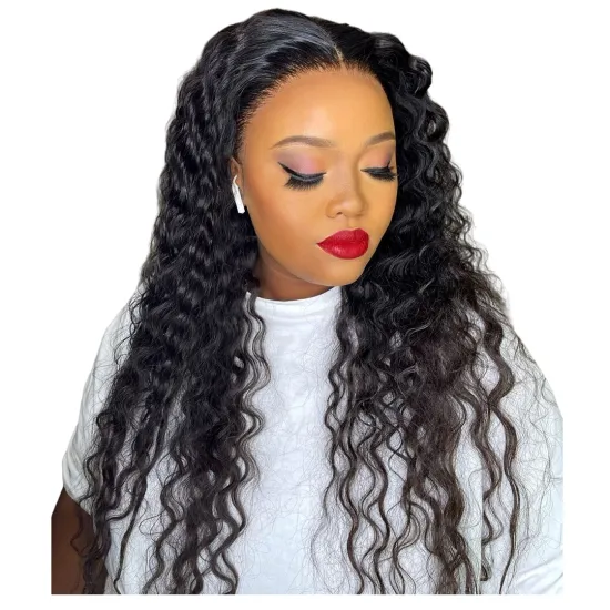 Yeswigs Raw Brazilian Virgin Human Hair Hd Full Loose Deep Lace Front Wig Vendor 13X4 Lace Frontal Closure Wig For Black Women