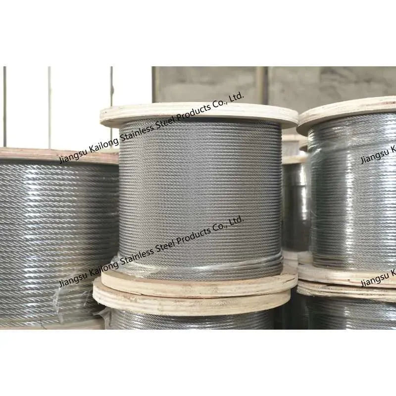 304 Stainless Steel Wire Rope for Lifting and Slings