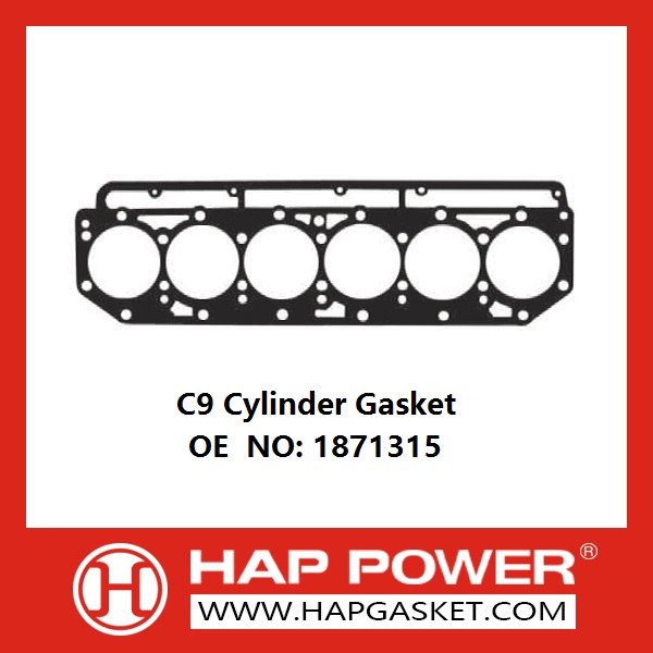 HAP-CAT-011-C9 Cylinder Gasket OE NO 1871315 for Excavator Engine parts