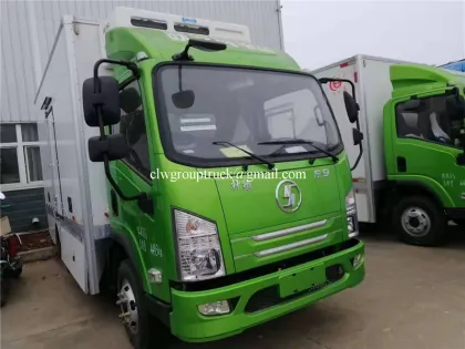 Shaanxi auto pure electric refrigerated vehicle