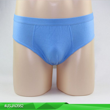 Man thick cotton boxer underwear bule man underwear man's basic underwear