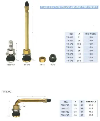 Wheel Valves Truck Van Bus Valve