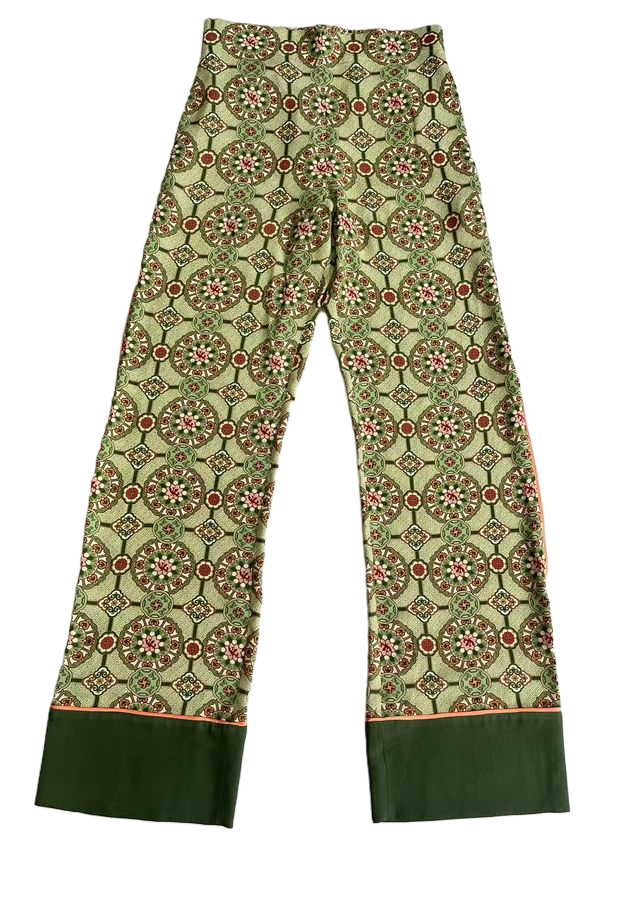 Soft Rayon Crinkle Digital Print Women's Trouser