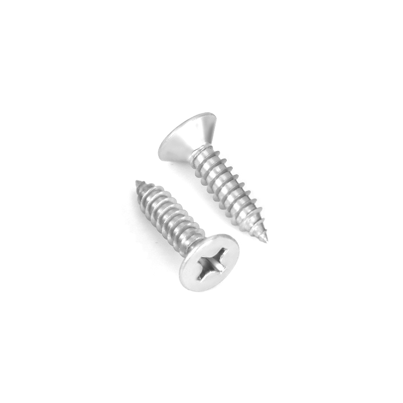 Stainless Steel Cross Countersunk Tapping Screw with DIN Standard Inch & Metric Measurement System