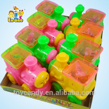 ABC toy train with candy