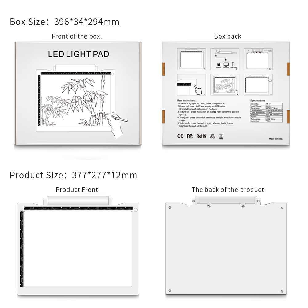 led light tracing board