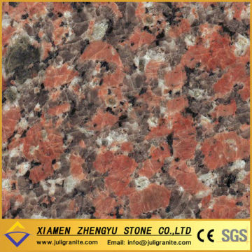 Floor tiles red maple granite