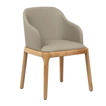 Special custom style grey Grace arm chairs