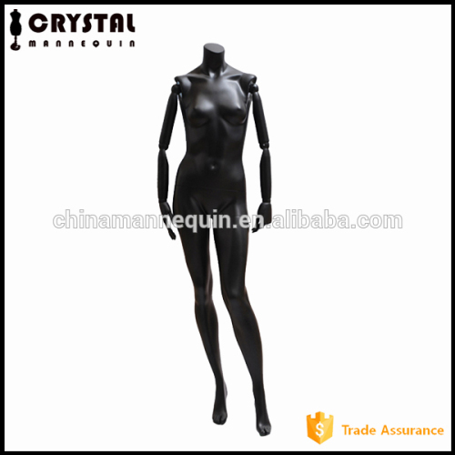 Headless Sexy Black Female Mannequin Doll, High Quality Headless Sexy