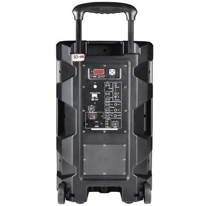 Nogo portable bluetooth trolley karaoke speaker 15 inch
