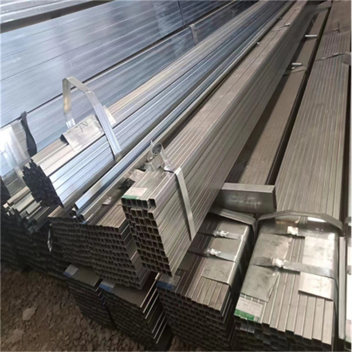 S235JR أنبوب مربع الفولاذ المجلفن S235JR