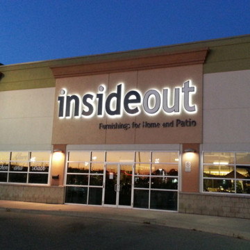 Outdoor Backlit Dimensional Letter Signs