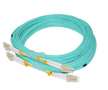 10M LC/UPC-LC/UPC OM3 मल्टी मोड डुप्लेक्स फाइबर ऑप्टिक पैच कॉर्ड
