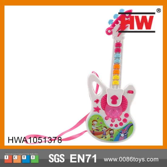 cartoon musical instrument plastickids guitar toy