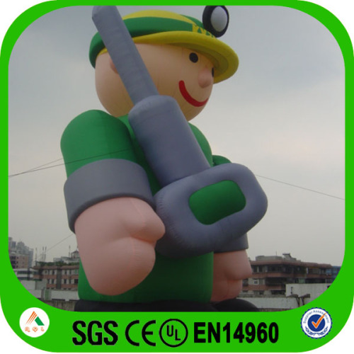 new decoration advertising inflatable cartoon policman toy