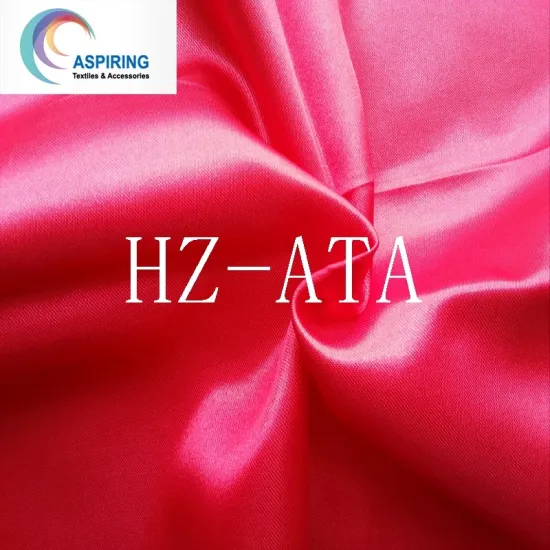 75D*100d Polyester Satin Fabric/Dying Satin Fabric