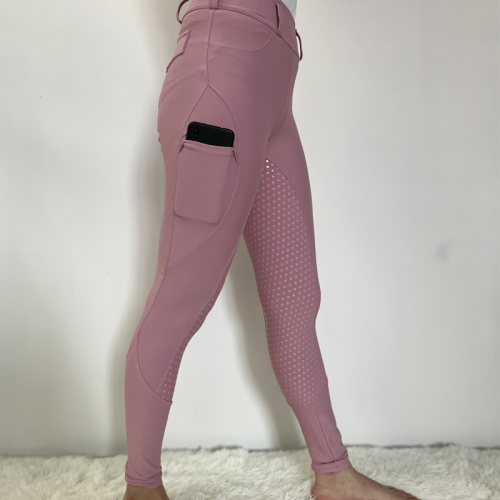 Female Breeches Pocket Equestrian Clothing Pants