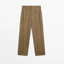 Women's elegant and simple hanging high waisted casual pants
